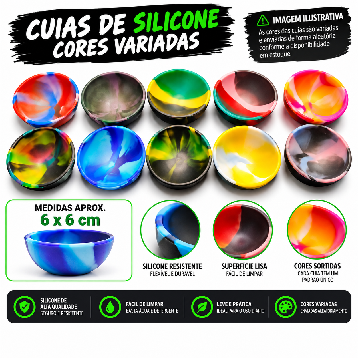 Kit Pilão Artesanal com Cristal + Seda de Vidro, Seda de Dólar e Cui